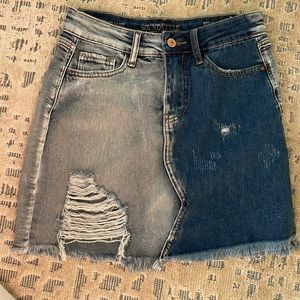 Denim Jean mini skirt size 4
